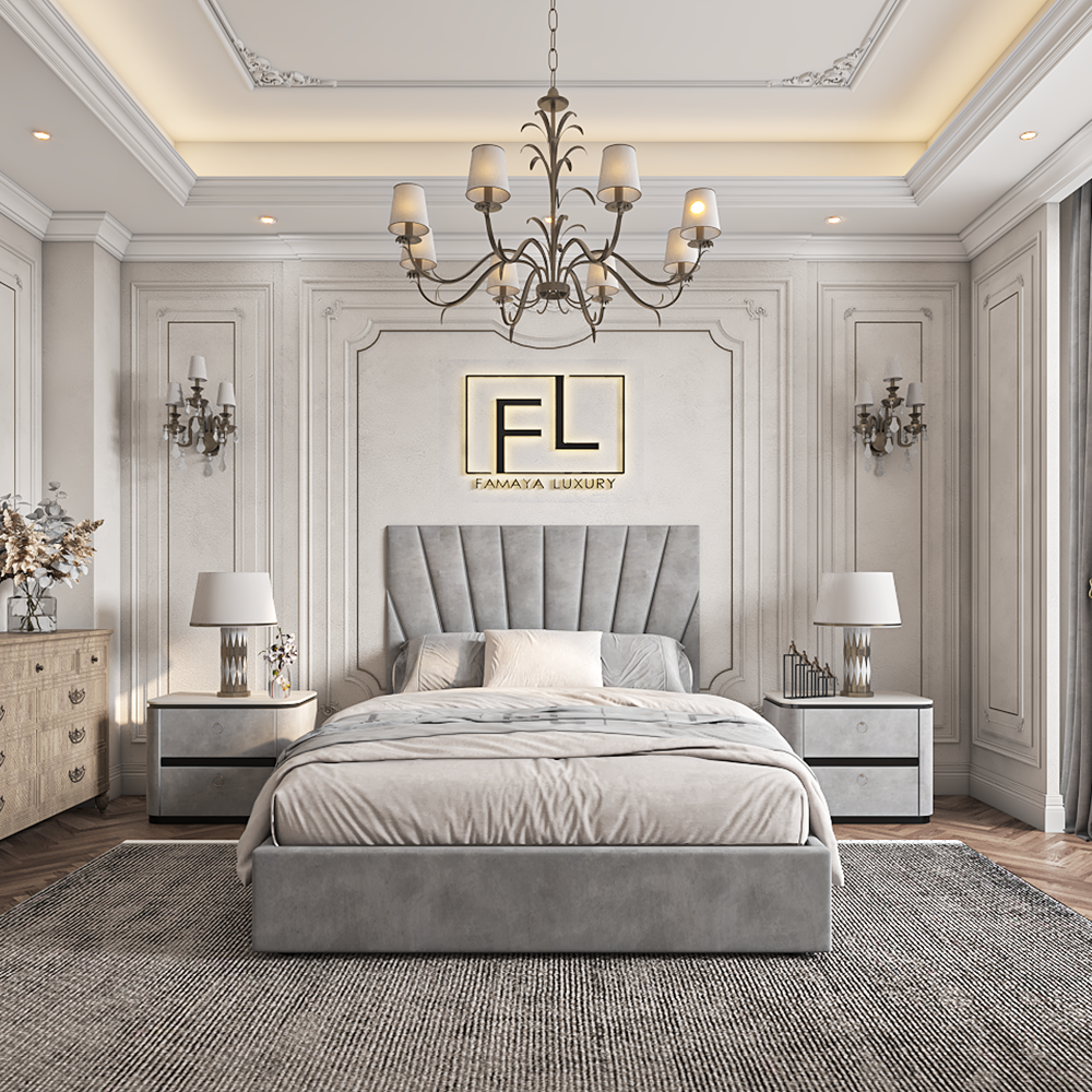 The En-largo Low Foot Bed Frame - Famaya luxury beds