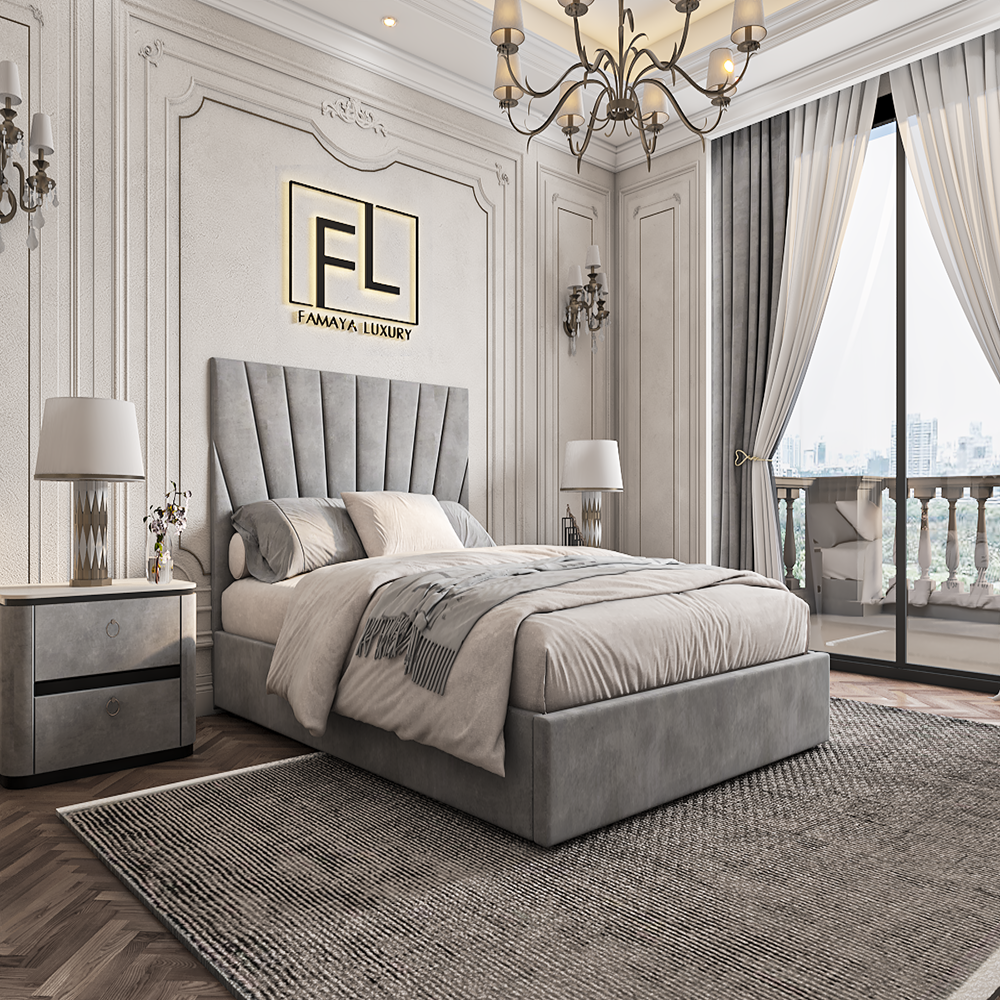 The En-largo Low Foot Bed Frame - Famaya luxury beds