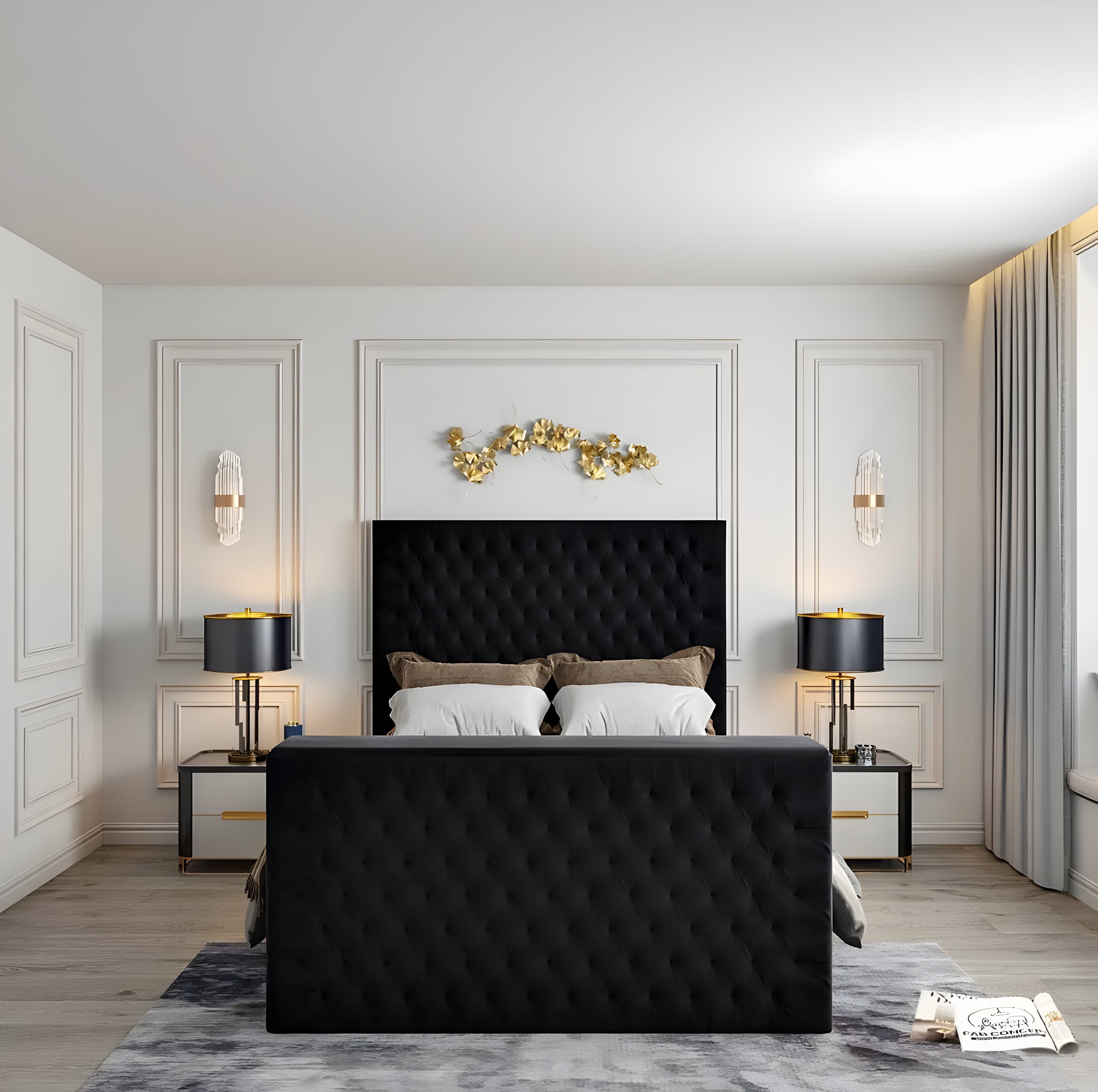Mini Chester Tv Bed Frame - Famaya luxury beds