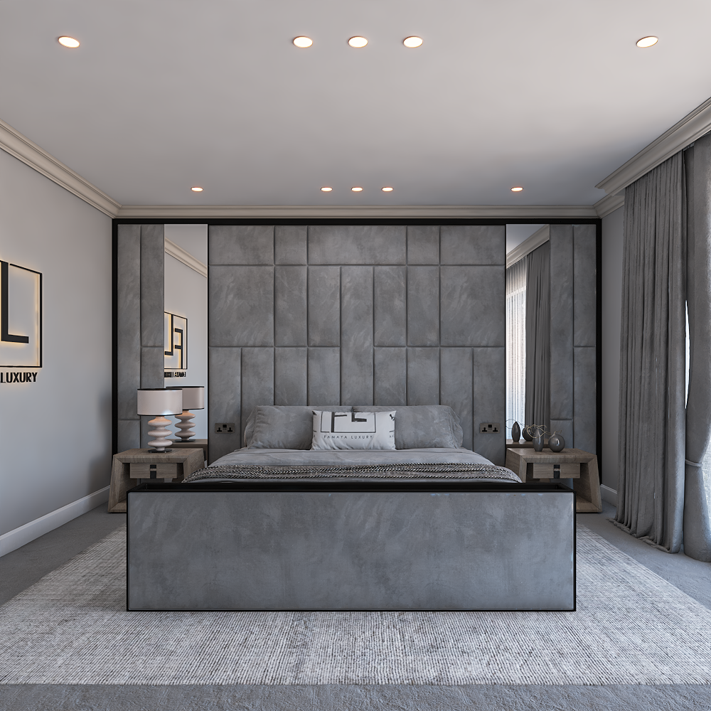 Transform your bedroom into a sanctuary of style with The Atlantis designer foot end and modern aesthetic.