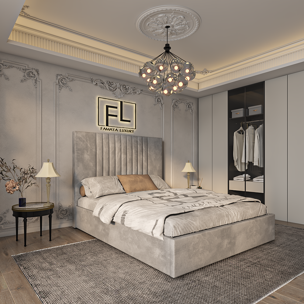 The Lennox Low Foot Bed Frame - Famaya luxury beds