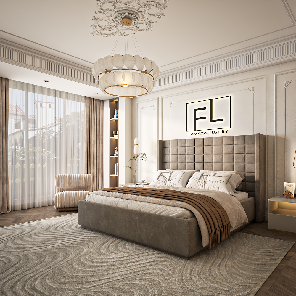 The Cubek Wingback Bed Frame