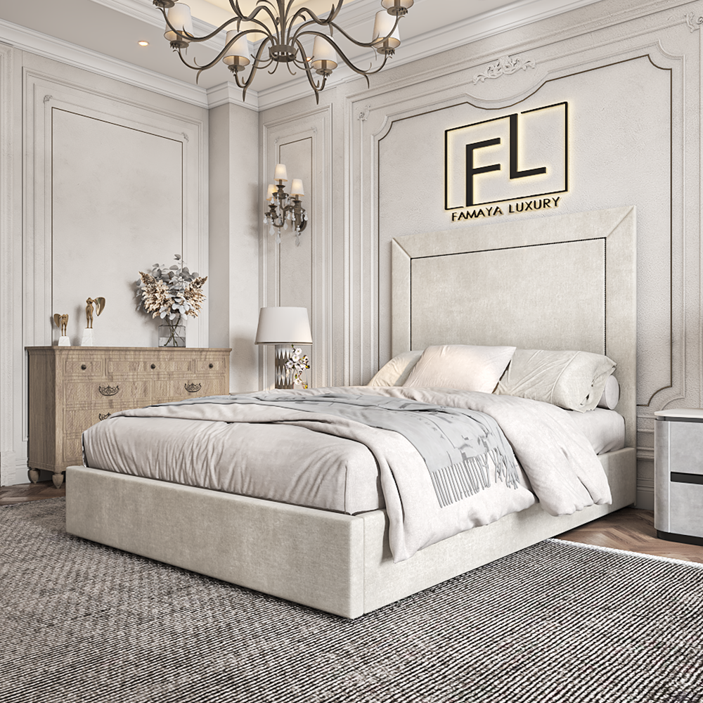 The Opaque Low Foot Bed Frame - Famaya luxury beds