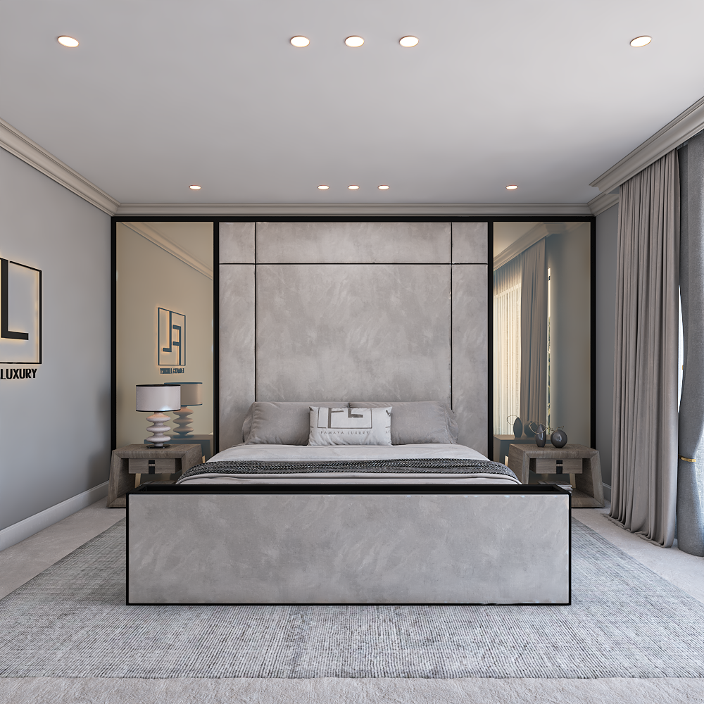 Transform your bedroom with The Savoiy Panel Bed High Footend, a perfect blend of modern elegance and comfort.