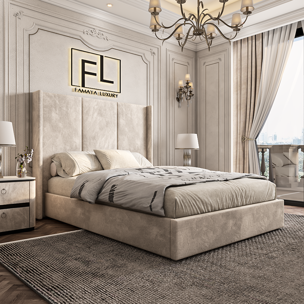 The Harrogate Low Foot Bed Frame - Famaya luxury beds