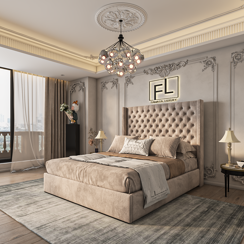 The Heritage Low Foot Bed Frame - Famaya luxury beds
