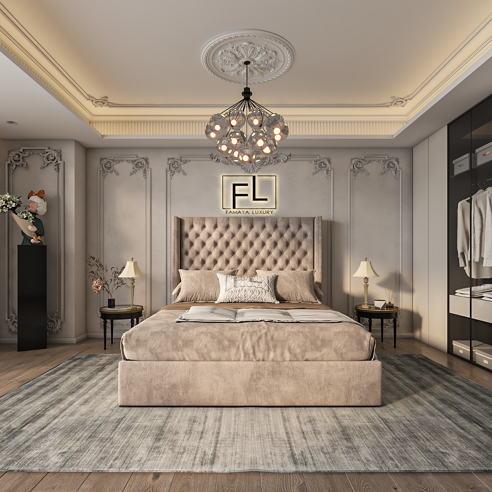 The Heritage Low Foot Bed Frame - Famaya luxury beds