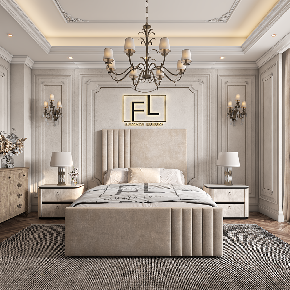 The Pirelli High Foot Bed Frame - Famaya luxury beds