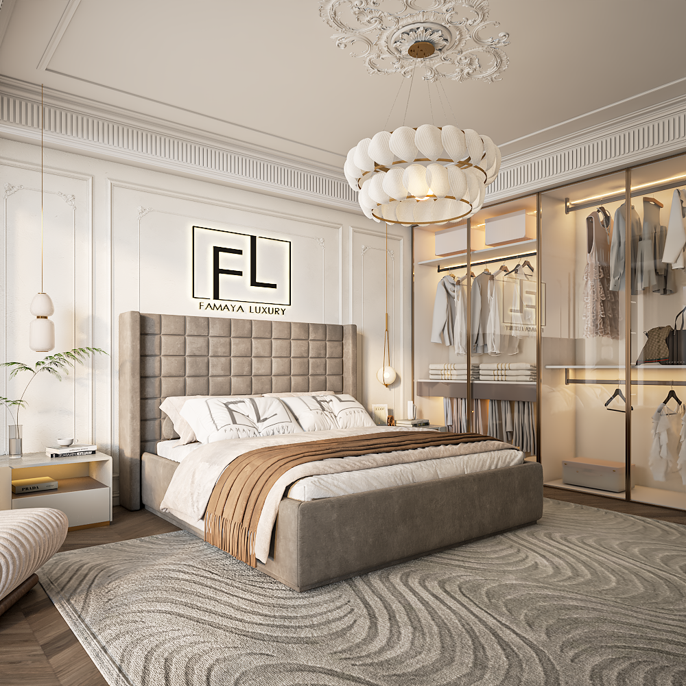 The Cubek Wingback Bed Frame